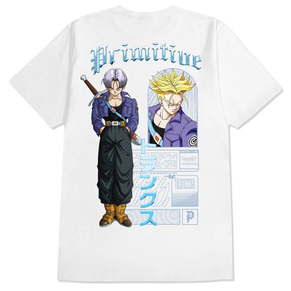 Primitive Skate X Dragon Ball Z Men's T-Shirt Hope Anime Short Sleeve Tee - Picture 1 of 2